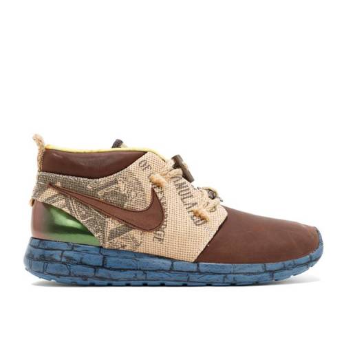 楽天市場 ナイキ Nike ラン 茶色 ブラウン Boxtrolls スニーカー メンズ Nike Roshe Run Trollstrike Brown スニケス