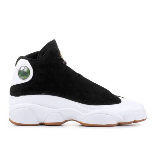 【 AIR JORDAN JORDAN 13 RETRO GG 'CITY OF FLIGHT' / BLACK METALLIC GOLD WHITE GUM 】 ナイキ サーティーン 黒色 ブラック ゴールド 白色 ホワイト エアジョーダン スニーカー ジュニア キッズ メンズ