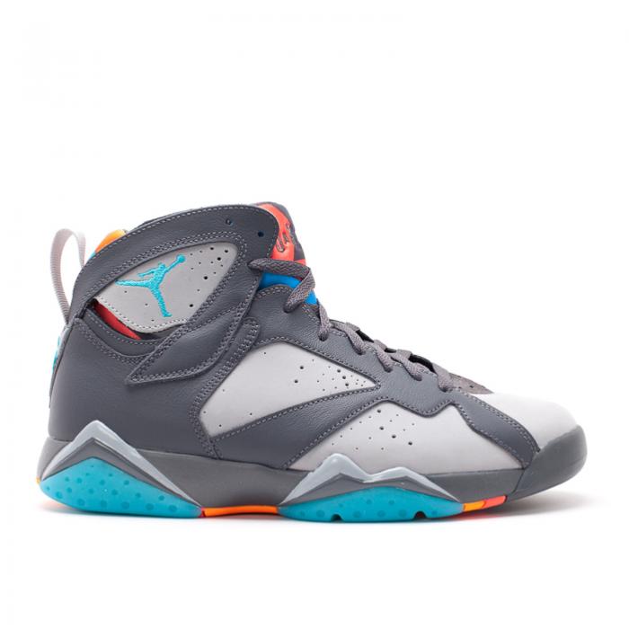 【 AIR JORDAN JORDAN 7 RETRO 'BARCELONA DAYS' / DRK GRY TRQS BL WLF GRY TTL OR 】 ナイキ エアジョーダン スニーカー メンズ