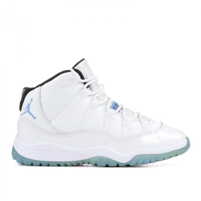 楽天市場 エアジョーダン Air Jordan 白色 ホワイト レジェンド 青色 ブルー エアジョーダン Legend Blue スニーカー ジュニア キッズ Legend 11 Retro Ps White Blue スニケス
