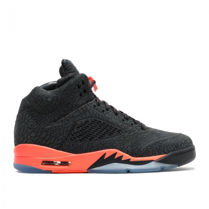 【 AIR JORDAN JORDAN 5 RETRO 3LAB5 'INFRARED' / BLACK INFRARED 23 】 ナイキ 黒色 ブラック エアジョーダン スニーカー メンズ|スニケス