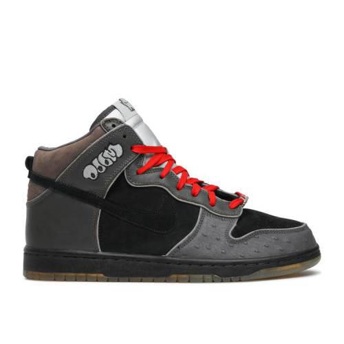 【 NIKE DUNK HIGH SB PREMIUM MF DOOM / BLACK BLACK MIDNIGHT FOG 】 ダンク ハイ エスビー プレミアム 黒色 ブラック ダンクハイ スニーカー メンズ ナイキ