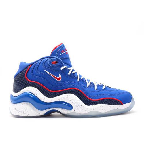 【 NIKE AIR ZOOM FLIGHT 96 'ALLEN IVERSON' / GAME ROYAL UNIVERSITY RED WHITE 】 ズーム フライト ゲーム 赤 レッド 白色 ホワイト ゲームロイヤル 青 ブルー スニーカー メンズ ナイキ｜スニケス