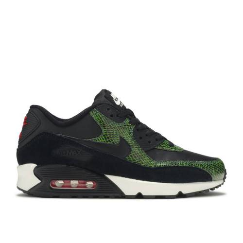 【 NIKE AIR MAX 90 'GREEN PYTHON' / BLACK BLACK CYBER FIR 】 マックス 黒色 ブラック エアマックス スニーカー メンズ ナイキ