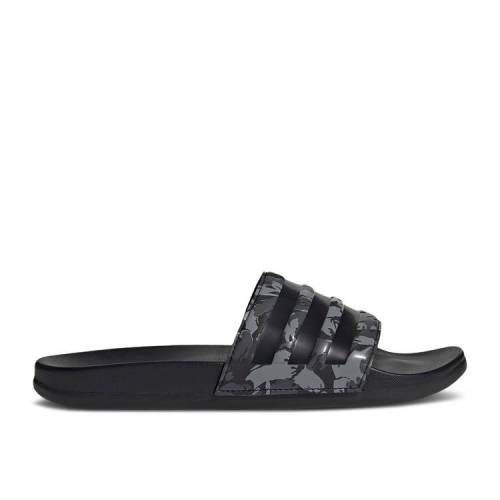 【 ADIDAS ADILETTE COMFORT SLIDE 'GREY CAMO' / GREY THREE CORE BLACK GREY SIX 】 アディダス アディレッタ サンダル 灰色 グレー コア 黒色 ブラック スニーカー メンズ