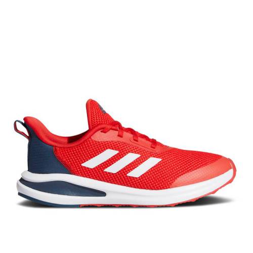 【 ADIDAS FORTARUN J 'VIVID RED' / VIVID RED CLOUD WHITE CREW NAVY 】 アディダス 赤 レッド 白色 ホワイト クルー 紺色 ネイビー ジュニア キッズ ベビー マタニティ スニーカー｜スニケス