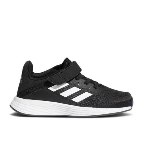 【 ADIDAS DURAMO SL J \u0027BLACK WHITE\u0027 / CORE BLACK CLOUD WHITE GREY 】 アディダス 中核グループ 黒いこと 黒いこと 白いこと 白いこと 薄墨色 薄墨色 御坊っちゃん キッズ もの言う花 マタニティ スニーカー