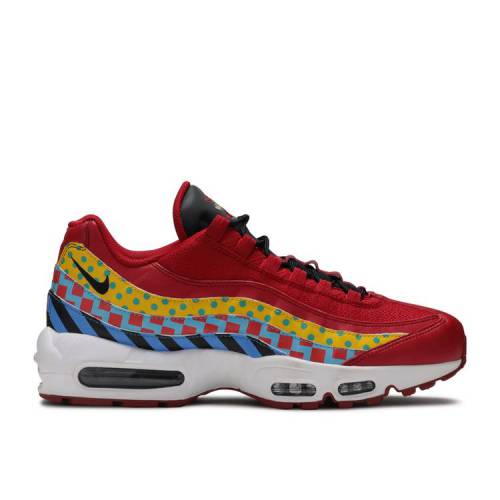 【 NIKE AIR MAX 95 'BALTIMORE HOME' / GYM RED BLACK WHITE 】 マックス 赤 レッド 黒色 ブラック 白色 ホワイト エアマックス スニーカー メンズ ナイキ
