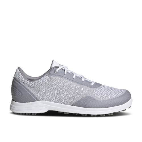 【 ADIDAS WMNS ADIPURE SPORT 3 GOLF 'GREY METALLIC' / CLOUD WHITE GLORY GREY SILVER 】 アディダス アディピュア ゴルフ 白色 ホワイト 灰色 グレー 銀色 シルバー スニーカー レディース