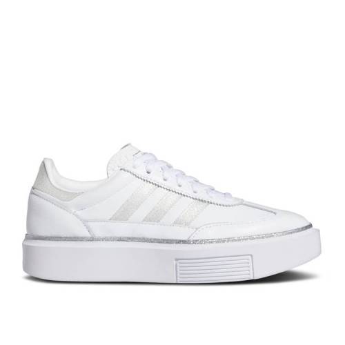 【 ADIDAS WMNS SUPER SLEEK 72 'WHITE GLITTER' / CLOUD WHITE SILVER METALLIC 】 アディダス 白色 ホワイト 銀色 シルバー スニーカー レディース 28,116円