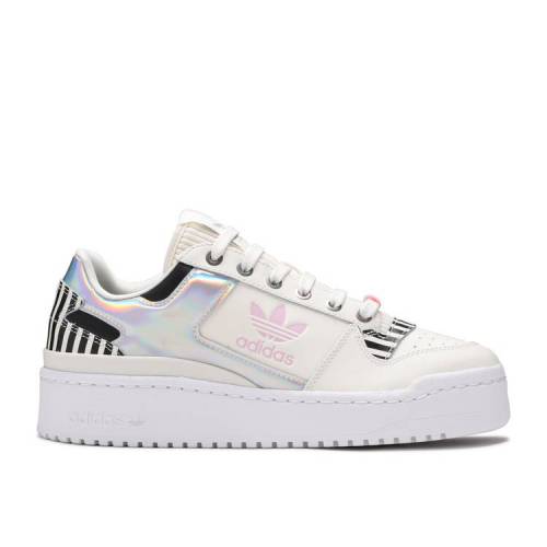 【 ADIDAS WMNS FORUM BOLD \u0027I LOVE DANCE\u0027 / OFF WHITE TRUE PINK CORE BLACK 】 アディダス 討論会 白いこと 白いこと サクラ色 中核グループ 黒いこと 黒いこと スニーカー レディース