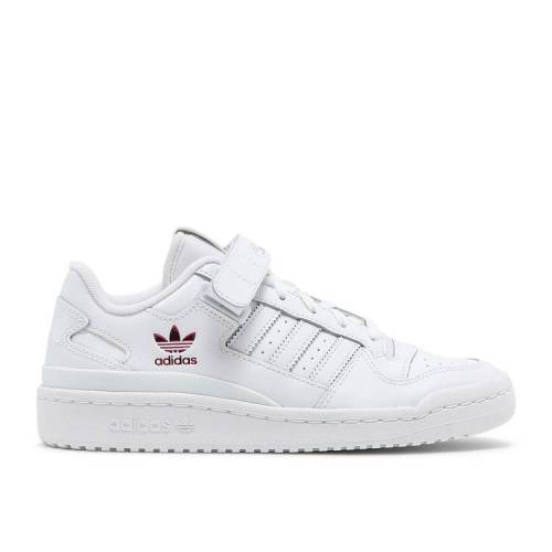 【 ADIDAS WMNS FORUM LOW 'WHITE SHOCK PINK' / CLOUD WHITE CLOUD WHITE SHOCK 】 アディダス フォーラム ショック 白色 ホワイト スニーカー レディース