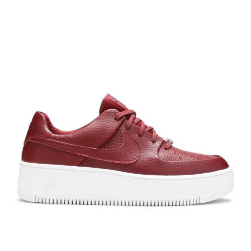 【 NIKE WMNS AIR FORCE 1 SAGE LOW \'TEAM RED\' / TEAM RED NOBLE RED TEAM RED 】 チーム 赤 レッド エアフォース スニーカー レディース ナイキ|スニケス