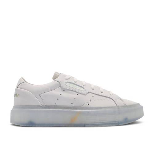 【 ADIDAS ANGEL CHEN X WMNS SLEEK SUPER AC CLOUD WHITE / CLOUD WHITE CLOUD WHITE CHALK 】 アディダス 白色 ホワイト スニーカー レディース