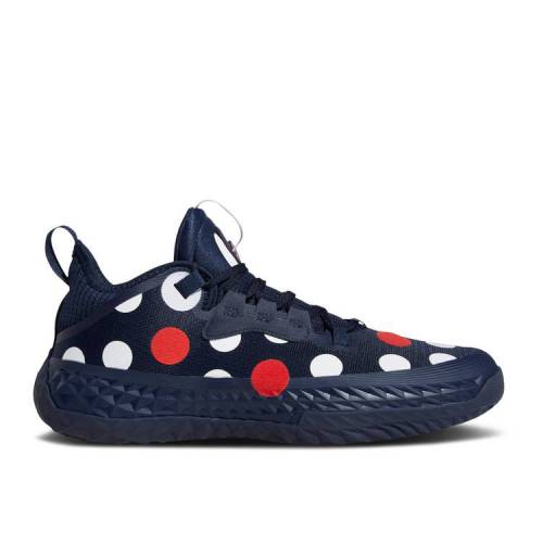 【 ADIDAS HARDEN VOL. 5 FUTURENATURAL 'POLKA DOT - TEAM NAVY' / TEAM NAVY CLOUD WHITE VIVID RED 】 アディダス ハーデン チーム 紺色 ネイビー 白色 ホワイト 赤 レッド スニーカー メンズ｜スニケス 19,656円