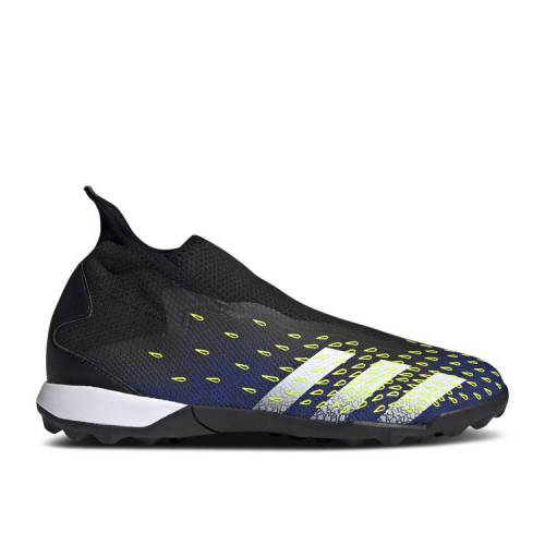 【 ADIDAS PREDATOR FREAK.3 LACELESS TF \u0027DEMONSCALE - ROYAL BLUE YELLOW\u0027 / CORE BLACK CLOUD WHITE SOLAR 】 アディダス プレデター 青味 青色 中核グループ 黒いこと 黒いこと 白いこと 白いこと スニーカー メンズ メンズ靴-靴-スニーカー