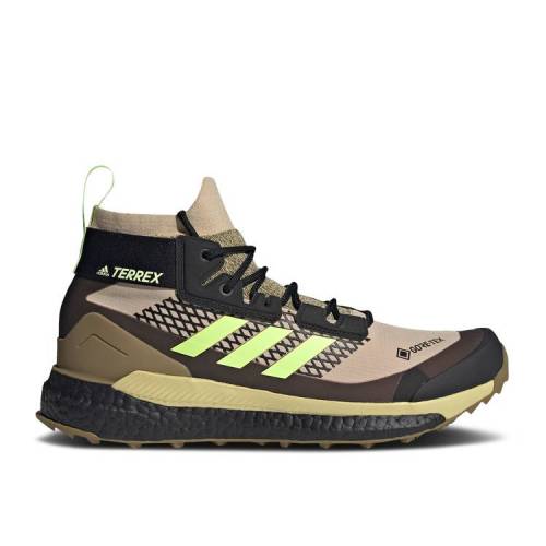 【 ADIDAS TERREX FREE HIKER GTX 'SAVANNA' / SAVANNA HI RES YELLOW CORE BLACK 】 アディダス フリー 黄色 イエロー コア 黒色 ブラック スニーカー メンズ
