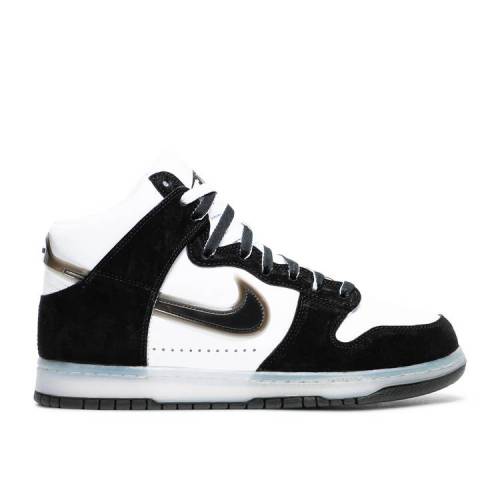 【 NIKE SLAM JAM X DUNK HIGH 'BLACK' / WHITE CLEAR BLACK 】 ジャム ダンク ハイ 白色 ホワイト 黒色 ブラック ダンクハイ スニーカー メンズ ナイキ画像