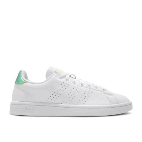 【 ADIDAS WMNS ADVANTAGE 'WHITE HI-RES YELLOW' / CLOUD WHITE CLOUD WHITE HI RES 】 アディダス 白色 ホワイト スニーカー レディース｜スニケス
