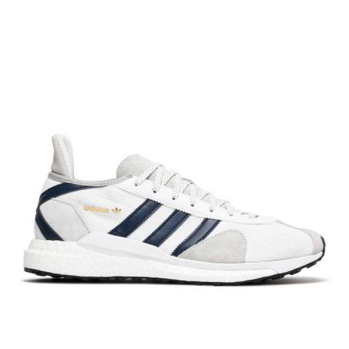 【 ADIDAS HUMAN MADE X TOKIO SOLAR 'WHITE NAVY' / CLOUD WHITE COLLEGIATE NAVY CORE 】 アディダス 白色 ホワイト 紺色 ネイビー コア スニーカー メンズ|スニケス