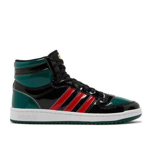 【 ADIDAS TOP TEN HIGH 'MIAMI' / CORE BLACK COLLEGIATE GREEN 】 アディダス ハイ コア 黒色 ブラック 緑 グリーン トップテン スニーカー メンズ