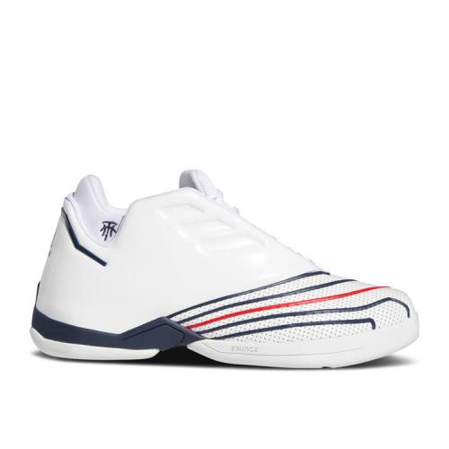 【 ADIDAS T-MAC 2 RESTOMOD 'USA' / CLOUD WHITE TEAM NAVY SCARLET 】 アディダス 白色 ホワイト チーム 紺色 ネイビー スニーカー メンズ|スニケス