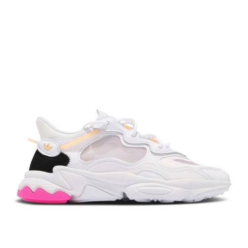 【 ADIDAS WMNS OZWEEGO LITE 'WHITE HAZY ORANGE' / CLOUD WHITE CLOUD WHITE HAZY 】 アディダス ライト 白色 ホワイト スニーカー レディース