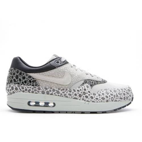 【 NIKE AIR MAX 1 PREMIUM SP 'GREY SAFARI' / PALE GREY PALE GREY BLACK SMOKE 】 マックス プレミアム 灰色 グレー 黒色 ブラック エアマックス スニーカー メンズ ナイキ