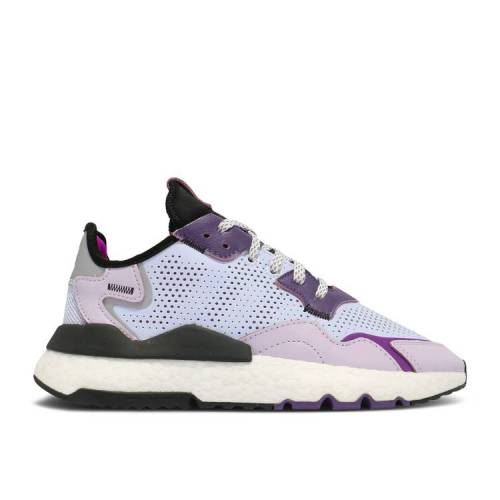 【 ADIDAS WMNS NITE JOGGER 'SKY TINT VIVID TINT' / SKY TINT VIVID PINK PURPLE TINT 】 アディダス ジョガーパンツ スカイ ピンク 紫 パープル スニーカー レディース|スニケス
