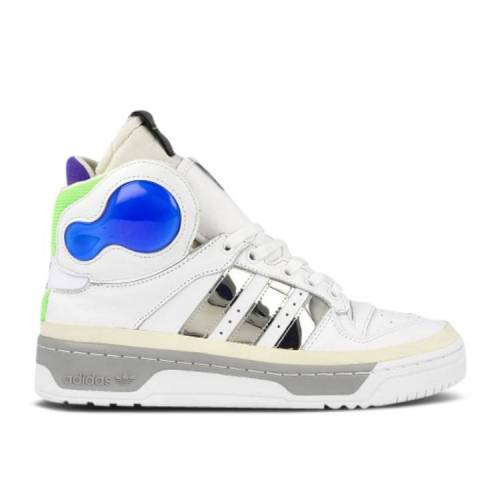【 ADIDAS SANKUANZ X RIVALRY HIGH 'RECONSTRUCTED' / FOOTWEAR WHITE SILVER METALLIC 】 アディダス ハイ 白色 ホワイト 銀色 シルバー スニーカー メンズ|スニケス