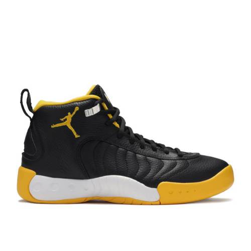 【 AIR JORDAN JORDAN JUMPMAN PRO \u0027BLACK UNIVERSITY GOLD\u0027 / BLACK UNIVERSITY GOLD WHITE 】 ナイキ 飛び降りるマン 労働者階級 黒いこと 黒いこと ゴールド 白いこと 白いこと エアジョーダン スニーカー メンズ