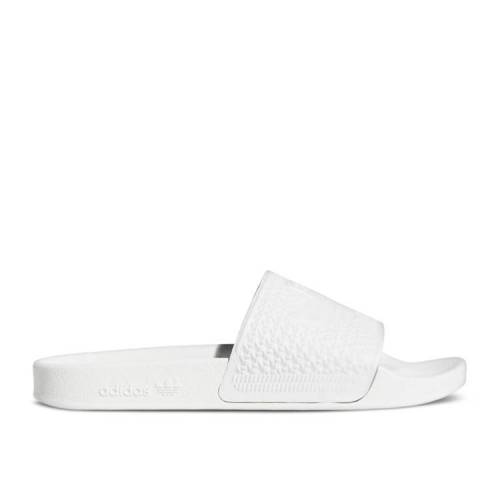 【 ADIDAS SHMOOFOIL SLIDES 'TRIPLE WHITE' / CLOUD WHITE CLOUD WHITE CLOUD 】 アディダス 白色 ホワイト スニーカー メンズ｜スニケス