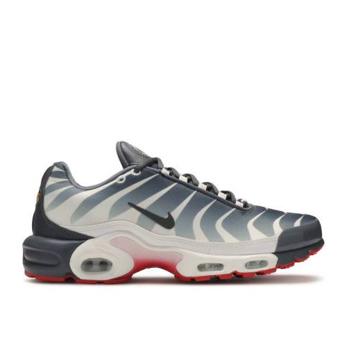 【 NIKE AIR MAX PLUS 'BEFORE THE BITE' / WHITE DARK GREY SPEED RED 】 マックス 白色 ホワイト 灰色 グレー スピード 赤 レッド エアマックスプラス スニーカー メンズ ナイキ｜スニケス