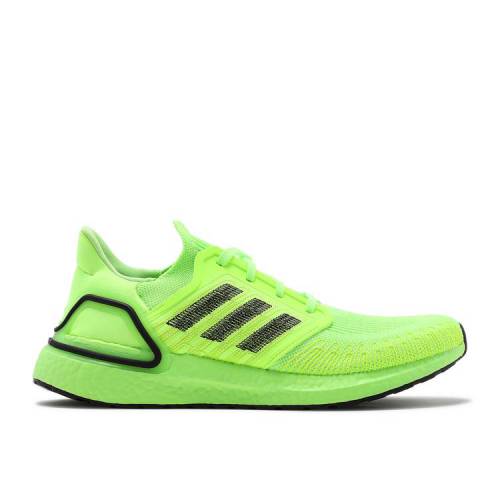 【 ADIDAS ULTRABOOST 20 \u0027SIGNAL GREEN\u0027 / SIGNAL GREEN CORE BLACK SIGNAL 】 アディダス 緑 緑であること 中核グループ 黒いこと 黒いこと スニーカー メンズ 靴-スニーカー-メンズ靴