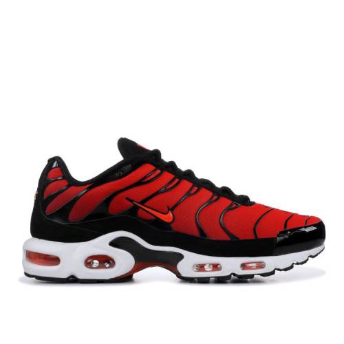 【 NIKE AIR MAX PLUS 'TEAM ORANGE TEAM RED' / TEAM ORANGE BLACK TEAM RED 】 マックス 橙 オレンジ チーム 黒色 ブラック 赤 レッド エアマックスプラス スニーカー メンズ ナイキ｜スニケス