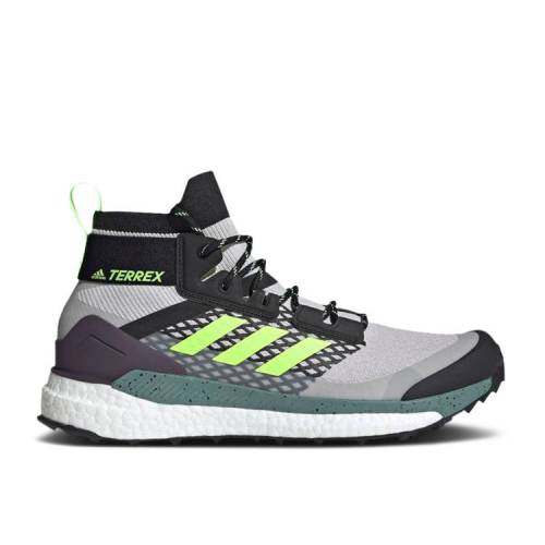 【 ADIDAS TERREX FREE HIKER GREY SIGNAL GREEN / GREY CORE BLACK SIGNAL GREEN 】 アディダス フリー 灰色 グレー コア 黒色 ブラック 緑 グリーン スニーカー メンズ