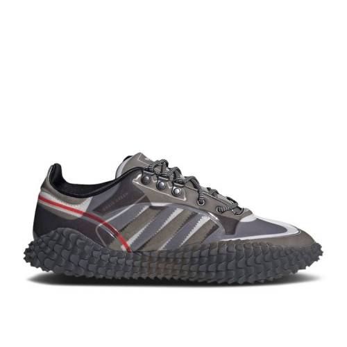 【 ADIDAS CRAIG GREEN X POLTA AKH I OLID GREY / CORE BLACK MULTI SOLID GREY 】 アディダス 緑 グリーン コア 黒色 ブラック ソリッド 灰色 グレー スニーカー メンズ