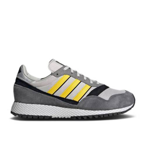 【 ADIDAS ASHURST SPZL 'GREY YELLOW' / GREY YELLOW CORE BLACK 】 アディダス 灰色 グレー 黄色 イエロー コア 黒色 ブラック スニーカー メンズ