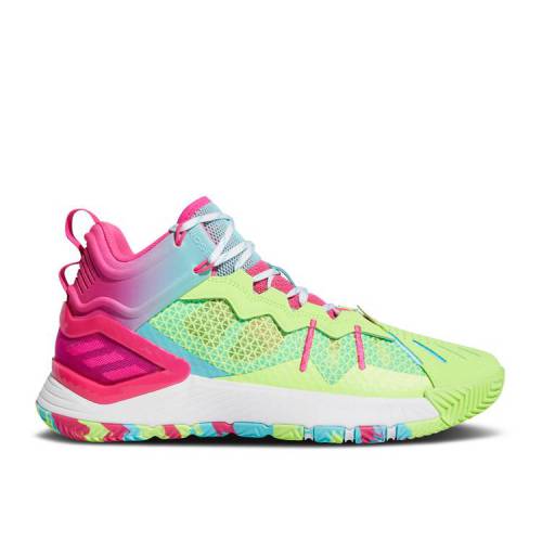 【 ADIDAS D ROSE SON OF CHI 'GODSPEED - SIGNAL GREEN PINK' / PULSE AQUA SHOCK PINK SIGNAL 】 アディダス ローズ 緑 グリーン アクア ショック ピンク スニーカー メンズ