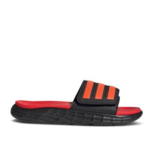 アディダス Adidas Slide アディダス Red サンダル コア 黒色 ブラック 赤 レッド メンズ靴 Black Red スニーカー メンズ Slide Red Adidas Vivid Solar Black Duramo Sl Core