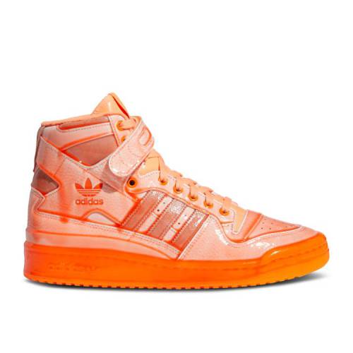 【 ADIDAS JEREMY SCOTT X FORUM HIGH 'DIPPED - SIGNAL ORANGE' / SUPPLIER COLOUR SUPPLIER COLOUR 】 アディダス ジェレミー フォーラム ハイ スニーカー メンズ