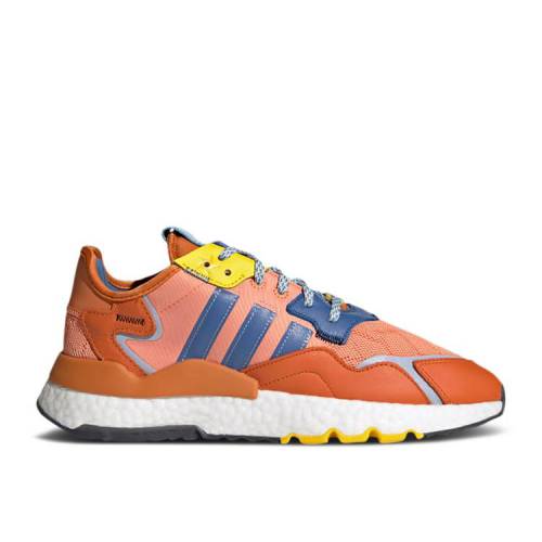 【 ADIDAS NINJA X NITE JOGGER \u0027TIME IN - AMBER TINT\u0027 / AMBER TINT ORANGE TRACE ROYAL 】 アディダス ジョガーパンツ 橙 オレンジ色 スニーカー メンズ