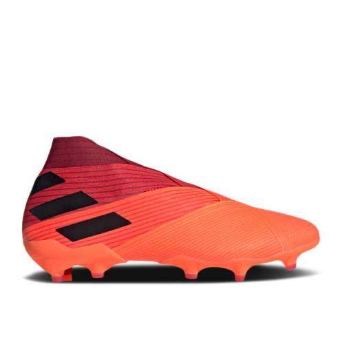 【 ADIDAS NEMEZIZ 19+ FG 'INFLIGHT PACK' / SIGNAL CORAL CORE BLACK GLORY 】 アディダス ネメシス コア 黒色 ブラック スニーカー メンズ｜スニケス 41,080円