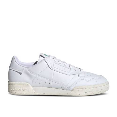 【 ADIDAS CONTINENTAL 80 'CLEAN CLASSICS COLLECTION - CLOUD WHITE' / CLOUD WHITE OFF WHITE GREEN 】 アディダス コレクション 白色 ホワイト 緑 グリーン スニーカー メンズ