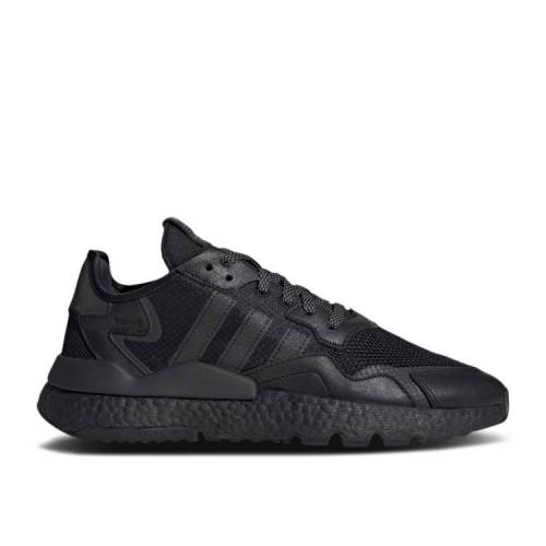 【 ADIDAS NITE JOGGER \u0027TRIPLE BLACK\u0027 / CORE BLACK CORE BLACK CORE BLACK 】 アディダス ジョガーパンツ 中核グループ 黒いこと 黒いこと スニーカー メンズ