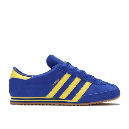 【 ADIDAS ZURRO SPZL 'BOLD BLUE YELLOW' / BOLD BLUE BRIGHT YELLOW BOLD 】 アディダス 青色 ブルー 黄色 イエロー スニーカー メンズ|スニケス