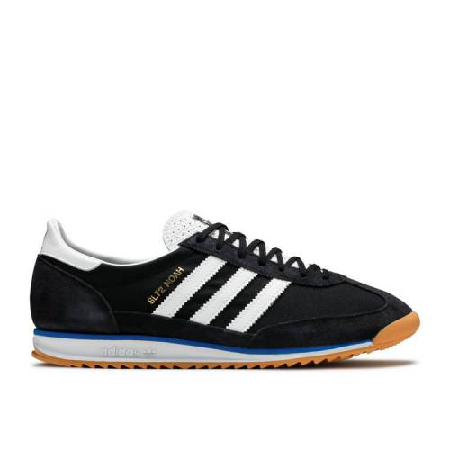 【 ADIDAS NOAH X SL72 'BLACK' / CORE BLACK CORE WHITE BLUE 】 アディダス コア 黒色 ブラック 白色 ホワイト 青色 ブルー スニーカー メンズ｜スニケス
