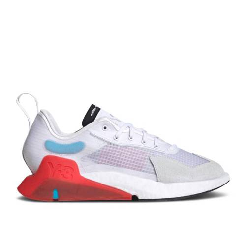 【 ADIDAS Y-3 ORISAN 'WHITE RED CYAN' / CLOUD WHITE RED SIGNAL CYAN 】 アディダス 赤 レッド 白色 ホワイト シアン スニーカー メンズ