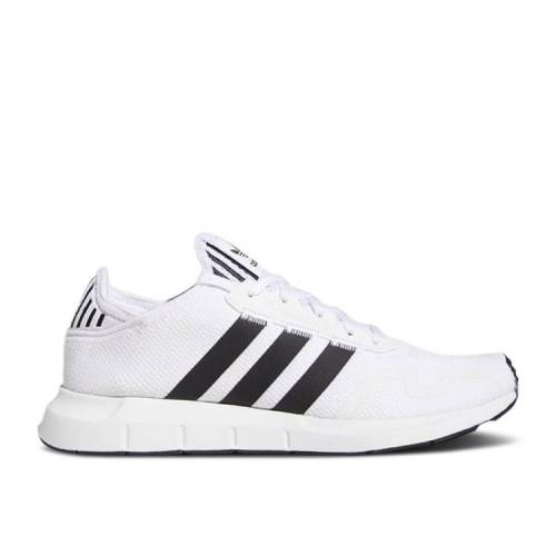【 ADIDAS SWIFT RUN X 'WHITE BLACK' / CLOUD WHITE CORE BLACK CLOUD 】 アディダス ラン 白色 ホワイト コア 黒色 ブラック スニーカー メンズ|スニケス
