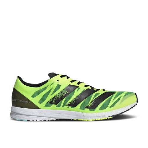 【 ADIDAS ADIZERO TAKUMI SEN 7 \'SUNRISE PACK\' / SOLAR YELLOW SILVER METALLIC 】 アディダス アディゼロ 黄色 イエロー 銀色 シルバー スニーカー メンズ|スニケス